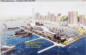 Phối cảnh Bến cảng cao cấp Ao Tiên Vân Đồn
