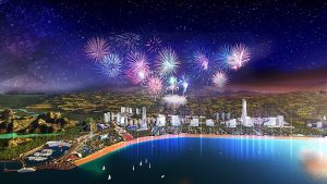 Phối cảnh ban đêm dự án ceo vân đồn