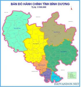 Bản đồ quy hoạch tỉnh bình dương
