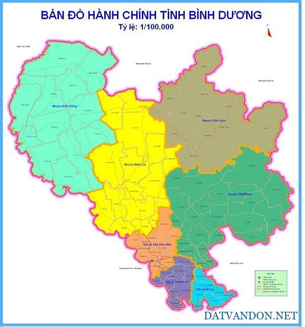 Bản đồ quy hoạch tỉnh bình dương