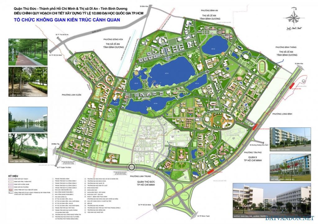 Quy hoạch không gian đại học quốc gia tp hcm