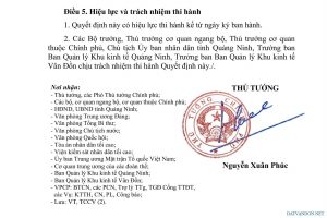 BQL khu kinh tế Vân Đồn Quảng Ninh