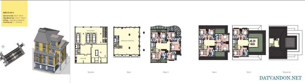 Mặt bằng Shoptel Sonasea Vân Đồn