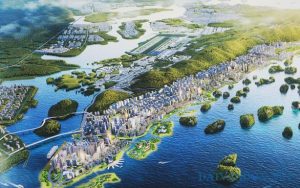 Phối cảnh vân đồn quảng ninh 2040